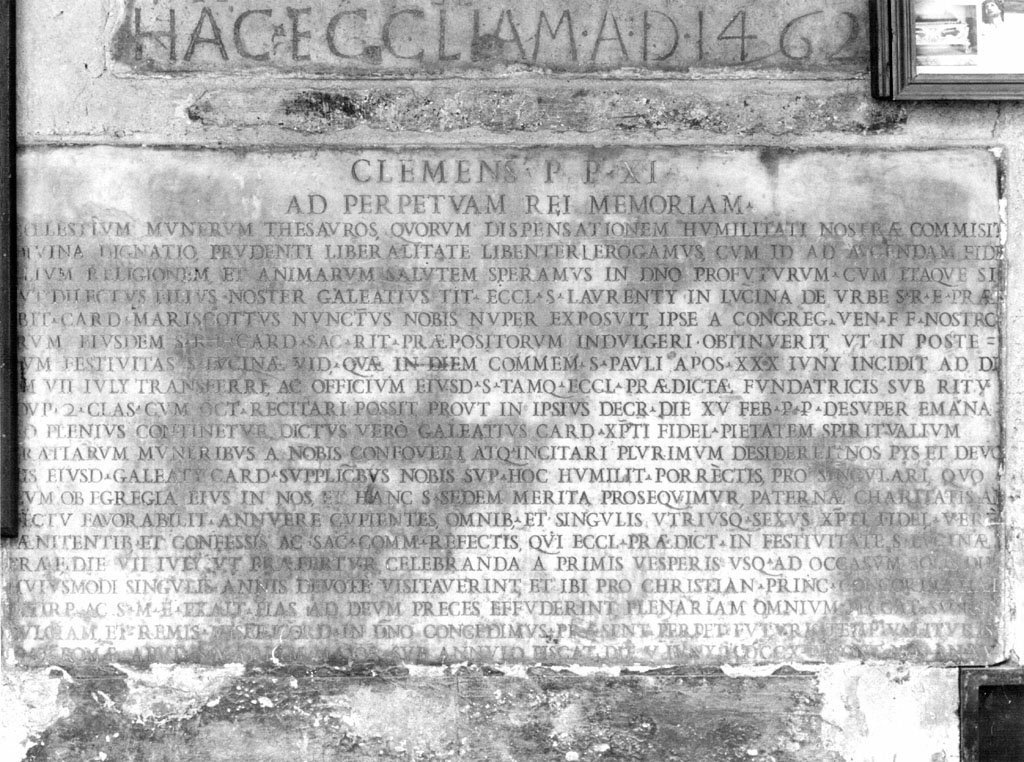 lapide tombale, frammento - ambito romano (sec. XV)